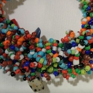 Beaded Colorful Stretch Bracelet - Retro 2000's  Fits 7.5-8" Wrist